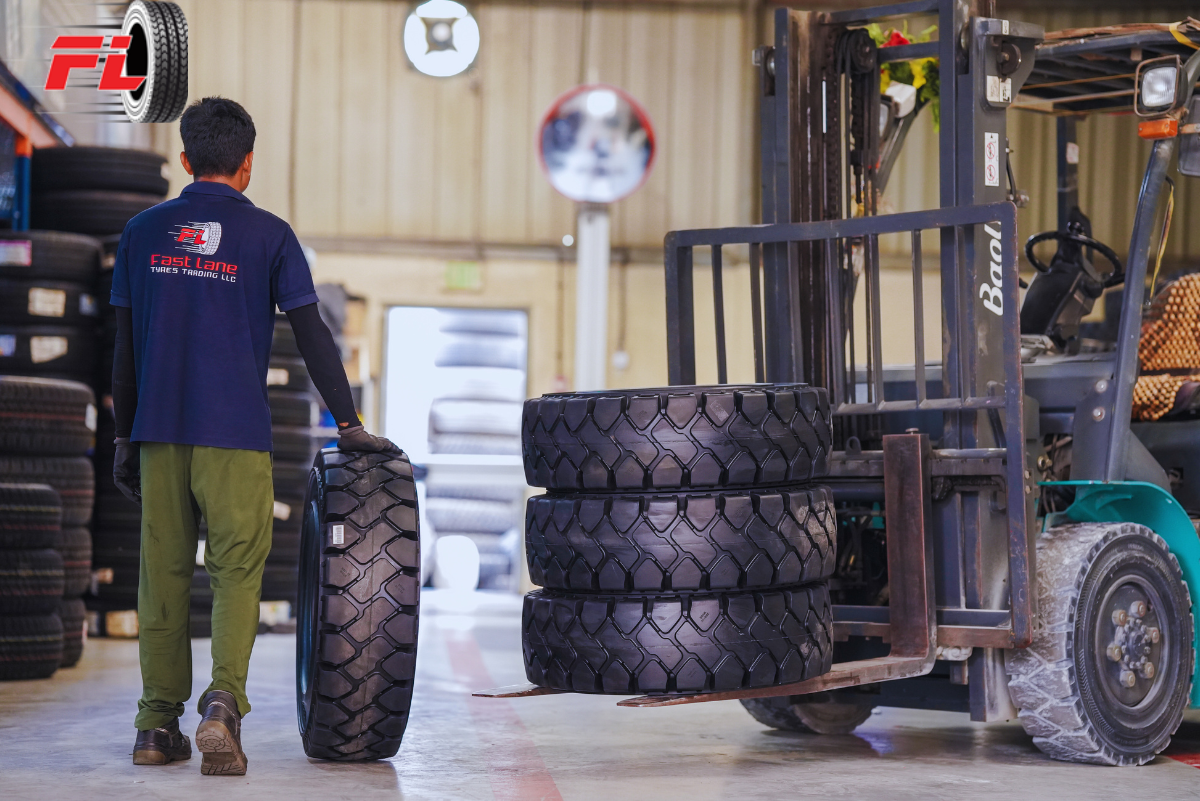 Solid Tyre Servicing in Fast Lane Al Qusais